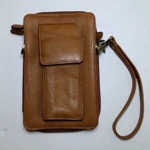 Boulder Ridge Men's Genuine Leather Folio/Organizer/ Man Purse / Wristlet